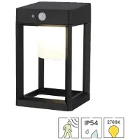 Lybardo - Solar Tuinverlichting - Wandlamp - Bewegingssensor - Warmwit - Op Zonne Energie - Dag-nacht Sensor