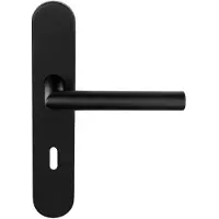 Formani Deurklink op schild SL72 BASICS LBII-19P13N72 mat zwart