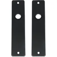 ODShop kortschild blind aluminium zwart