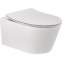 Boss & Wessing Wandcloset BWS Calitri Urb.y 48 cm Rimfree Compact Mat Wit