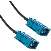 Dolphix Fakra Z (v) - Fakra Z (v) antennekabel | RG174 | 50 Ohm | 0,50 meter