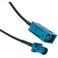 Dolphix Fakra Z compact (m) - Fakra Z (v) antenne verlengkabel | RG174 | 50 Ohm | 2 meter