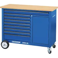 Gedore 1504 XL 1710: Rollwerkbank, 1,25 meter breed, artikelnummer 2259001