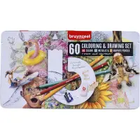 Bruynzeel Creatives - kleur- en tekenset - 60-delig