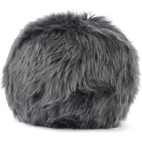 Natures Collection Sheepskin House - Angeliet Kussen - Rond - Langharige Schapenvacht - D25cm