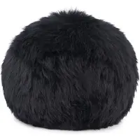 Natures Collection Sheepskin House - Angeliet Kussen - Rond - Langharige Schapenvacht - D30cm