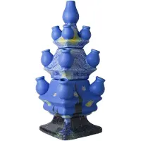Heinen Delfts Blauw Tulpenvaas 3 - delig De sterrennacht