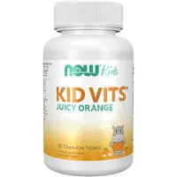 Now Kid Vits - 120 chewables - Juicy Orange