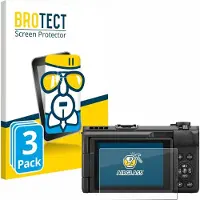 BROTECT Screenprotector 3 Stuks voor Canon PowerShot V1 Beschermglas transparant