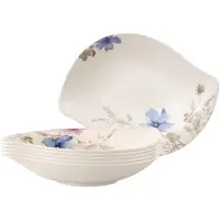 Villeroy & Boch Schalen Mariefleur Gris Serve & Salad 29 x 21 cm Set van 6