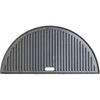 BASTE halfrond tweezijdig gietijzeren grillplaat voor 18 inch kamado