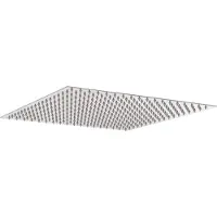 vidaXL Douchekop, roestvrij staal 304, 40x40 cm, vierkant