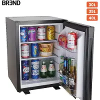 BREND BR-2225 Mini Koelkast Vrijstaand 30 Liter – Tafelmodel Fridge met Instelbare Temperatuur – Minibar met Verstelbare Deurrichting – Zwart