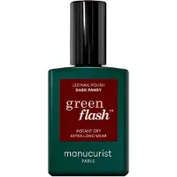 Manucurist Paris Green Flash Gel Polish Dark Pansy