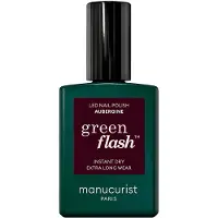Manucurist Paris Green Flash Nail Polish 15 ml - Aubugine