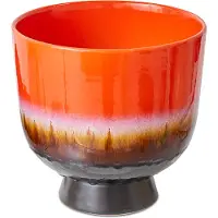 HK Living Retro bloempot Ø20,5 cm Cherry red