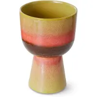 HK Living Retro bloempot Ø16,5 cm Lime green