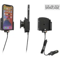 Brodit Houder actieve Apple iPhone 12/12 Pro/12 Pro Max met USB-kabel, Smartphonehouder, Zwart