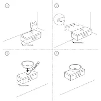 Differnz Waskom Badkamer Dias - Beton - Rond - Donkergrijs - 50cm