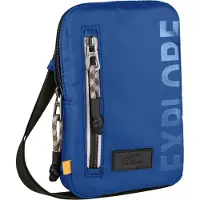 Camel active Schoudertas 'Explore' blauw / gemengde kleuren