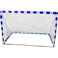 Powershot Pop Up Football Goal Wit,Blauw 1.4 x 1 m