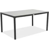 Garden Point Milan technorattan tafel zwart