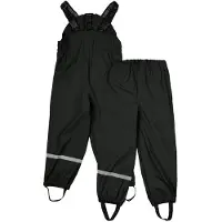 Mikk-Line - Kid's PU Rain Pant Recycled - Regenset 146, zwart