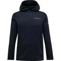 Peak Performance Vest Men Light Zip Hood Black-L