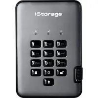 ISTORAGE diskAshur PRO 2 2 TB Externe harde schijf (2,5 inch) USB-A 3.2 Gen 2 Grafiet IS-DAP2-256-2000-C-G
