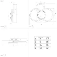 Eglo 900321 Parrapos-Z Plafondarmatuur Staal Zwart/Kunststof Wit - 33W/4300LM/3000-6500K