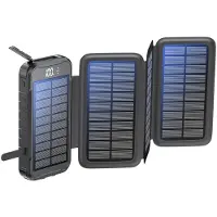 Boompods Neutron Fold 16.000 mAh Solar-Powerbank, 4 Panele, wasserdicht, flexibel