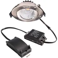 Deko-light 565397 Dione IP LED-inbouwlamp Energielabel: E (A - G) LED LED vast ingebouwd 8.5 W Nikkel