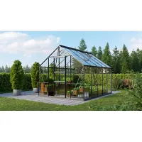 Vitavia Tuinkas Meridian 1 8300 - Veiligheidsglas 3mm - Zwart - 257x321x232cm