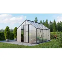Vitavia Tuinkas Meridian 1 9900 - Polycarbonaat 4mm - Zwart - 257x383x232cm