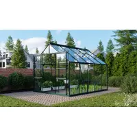 Pergart Kweekkas Meridian 2 8300 - Veiligheidsglas 3mm - Smaragd - 257x321x232cm