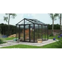 Pergart Tuinkas Zeus Comfort 8100 - Polycarbonaat 16mm - Zwart - 258x316x250cm