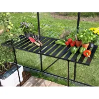 Vitavia Opvouwbare Tafel Aluminium Zwart 120x56x81cm