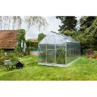 Vitavia Tuinkas Triton 7500 - Polycarbonaat 4mm - Aluminium - 198x379x208cm