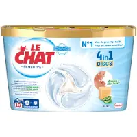 Le Chat 8x Wascapsules Sensitive 16 wasbeurten 16 stuks