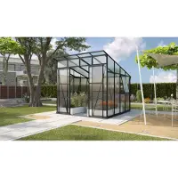 Vitavia Tuinkas Playa 7600 - Polycarbonaat 6mm - Zwart - 258x292x246cm