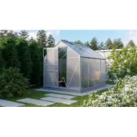 Vitavia Tuinkas Planet 5000 - Polycarbonaat 6mm - Aluminium - 195x257x207cm