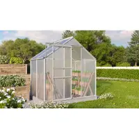 Vitavia Tuinkas Kit Comet 2500 - Polycarbonaat - 4mm - 2,56m² - 131x195x197cm - Aluminium