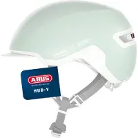 ABUS Fietshelm HUD-Y pure mint S - 51-55 cm - lichtgroen - Geschikt voor gebruik op elektrische fietsen - stadsfietsen - 280 g