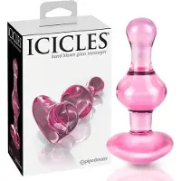 Pipedream Icicles No. 75 Glazen Buttplug - Roze