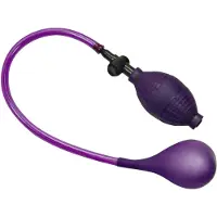 Bad Kitty - opblaasbare buttplug latex - paars
