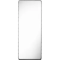 Gubi Adnet Rectangular Wandspiegel Black Leather | 70x180 cm