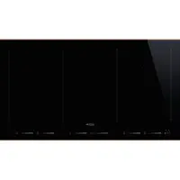 Smeg Inductie Kookplaat Kookplaat, Dolce Stil Novo, Inductie, 90 cm, Zwart, Inbouw: Standaard