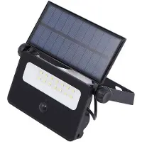 LINDBY - Rikard LED Zonnecel Wandlamp Zwart
