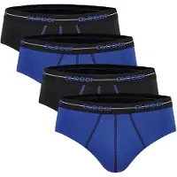 Sloggi Slip blauw / zwart / wit