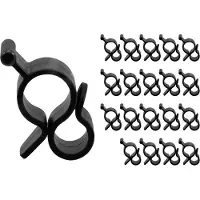 Somstyle Luifelhaken RV Set - 20 Stuks - Luifel Hangers voor Kampeertent, Camper & Caravan - Zwart